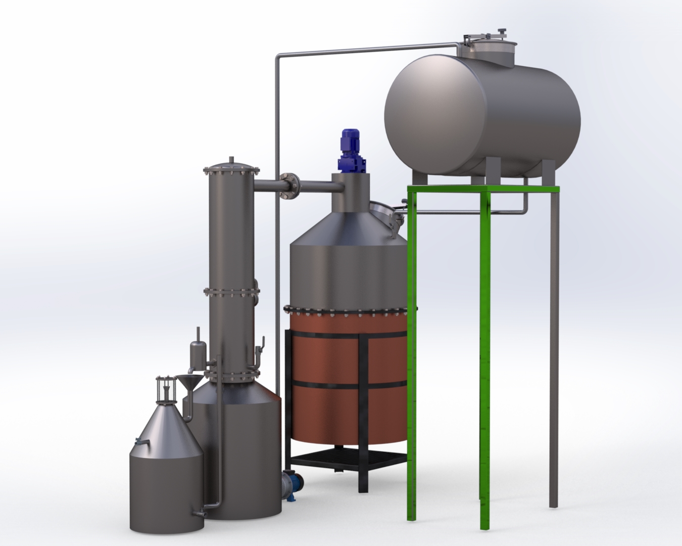 Turkiye, Machinery Industry, Distillation Equipments, Production Line Set Up